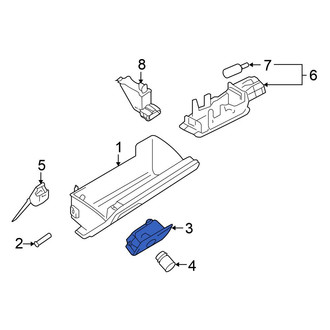 Volkswagen OE - Front Glove Box Handle