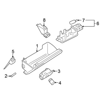 Volkswagen OE - Instrument Panel - Glove Box
