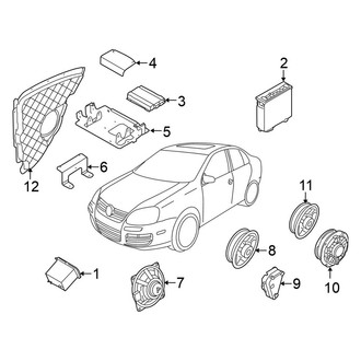 Volkswagen OE - Instrument Panel - Sound System