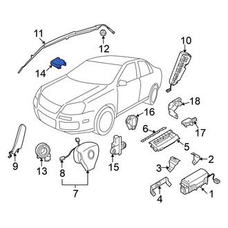 Volkswagen OE - Air Bag Control Module