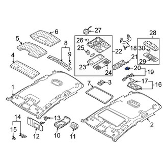 Volkswagen OE - Interior Grab Bar Clip