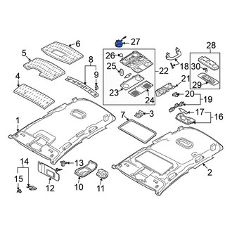 Volkswagen OE - Sunroof Switch