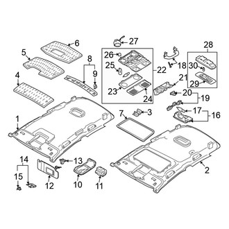 Volkswagen OE - Roof - Interior Trim