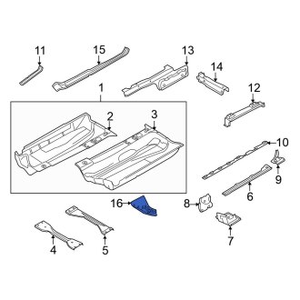 Volkswagen Golf GTI Replacement Floor Pans — CARiD.com