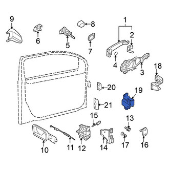 Volkswagen OE - Front Left Lower Door Hinge