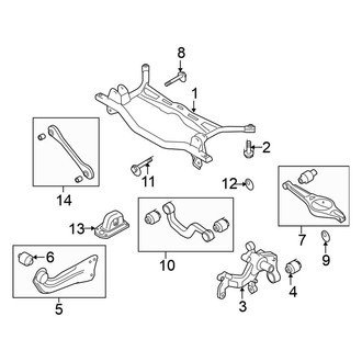 Volkswagen OE - Rear Suspension - Suspension Components