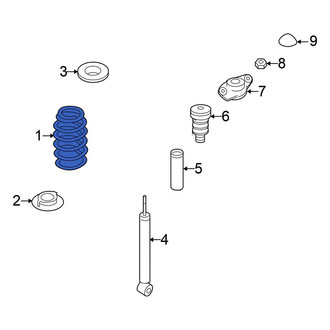Volkswagen OE - Rear Coil Spring