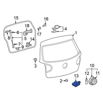 Volkswagen OE - Rear Liftgate Latch