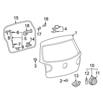 Volkswagen OE - Lift Gate - Gate & Hardware