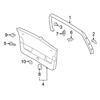 Volkswagen OE - Lift Gate - Interior Trim