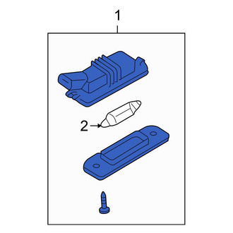 Volkswagen OE - Rear License Plate Light Assembly
