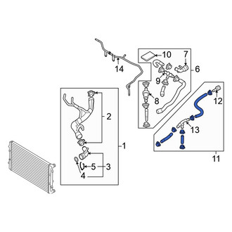 Volkswagen OE - Engine Coolant Pipe