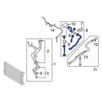 Volkswagen OE - Engine Coolant Pipe