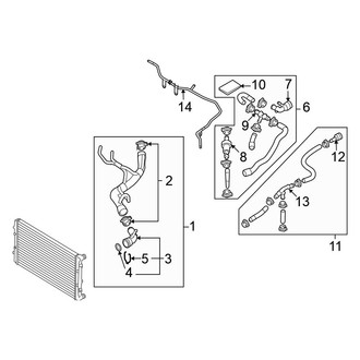 Volkswagen OE - Cooling - Hoses & Lines (Feed)
