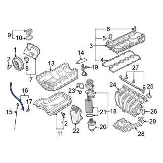 Volkswagen OE - Engine Oil Dipstick Tube