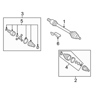 Volkswagen OE - Front Suspension - Drive Axles (2.5 Automatic Tr)