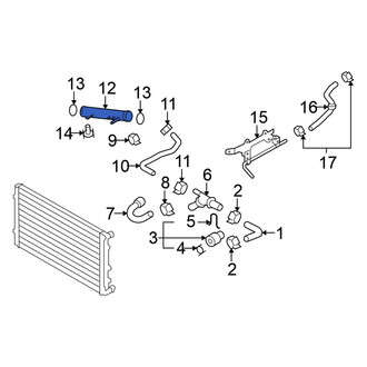 Volkswagen OE - Engine Coolant Pipe