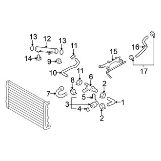 Volkswagen OE - Cooling - Hoses & Lines (Feed)