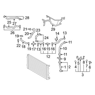 Volkswagen OE - Cooling - Hoses & Lines (Return)