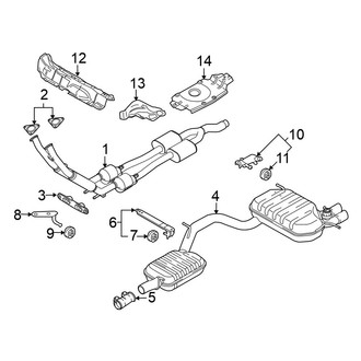 Volkswagen OE - Exhaust System - Exhaust Components