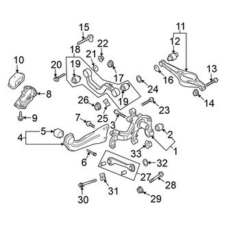 Volkswagen OE - Rear Suspension - Suspension Components