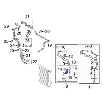 Volkswagen OE - Cooling System Bypass Line Adapter