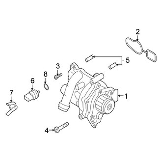 Volkswagen OE - Cooling - Water Pump (Main), (S)