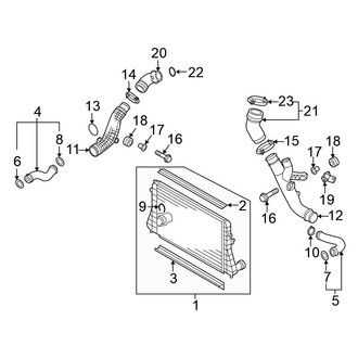 Volkswagen OE - Cooling - Intercooler (Front Components)