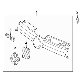 Volkswagen OE - Grille & Components