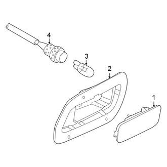 Volkswagen OE - Front Lamps - Side Marker Lamps