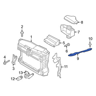 Volkswagen OE - Right Radiator Support Panel Reinforcement