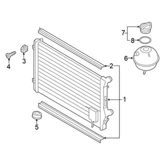 Volkswagen OE - Cooling - Radiator & Components