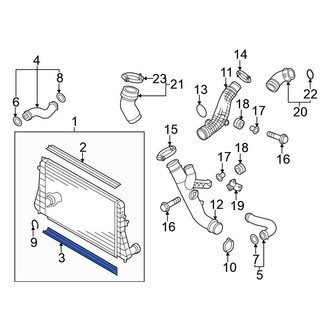 Volkswagen OE - Lower Intercooler Seal