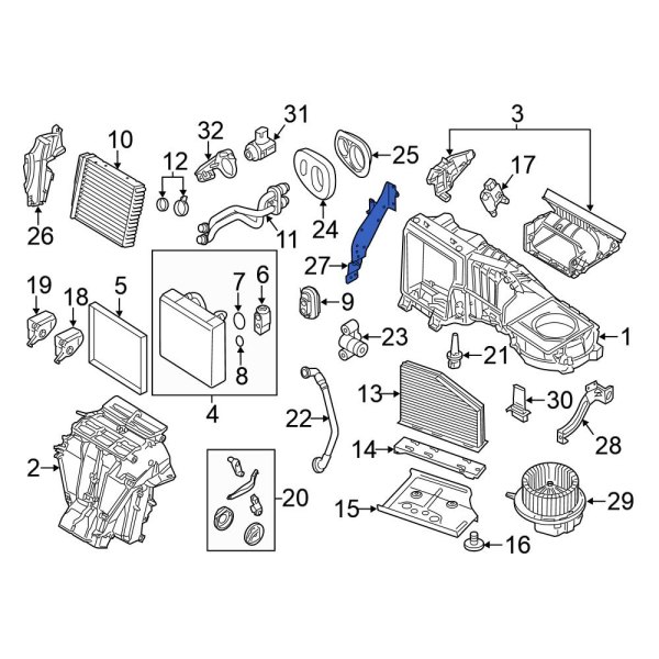 HVAC Unit Case Bracket