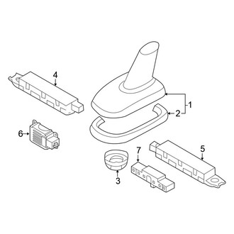 Volkswagen OE - Electrical - Antenna (W/O Satellite Radio)