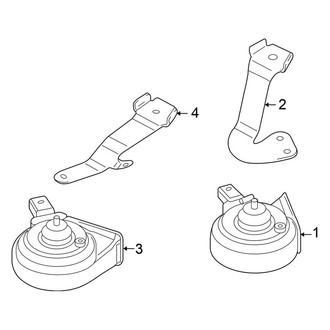 Volkswagen OE - Electrical - Horn