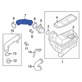 Volkswagen OE - Engine Air Intake Hose