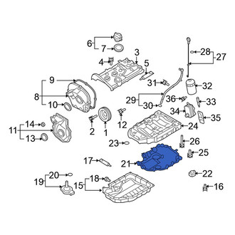 Volkswagen OE - Engine Oil Sump Windage Tray