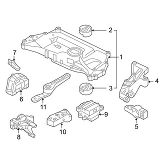 Volkswagen OE - Engine / Transaxle - Engine & Transmission Mounting