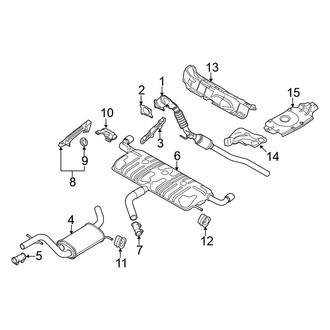 Volkswagen OE - Exhaust System - Exhaust Components (Base)