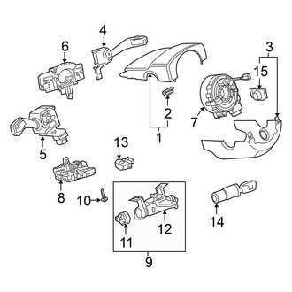 Volkswagen OE - Steering Column - Shroud, Switches & Levers