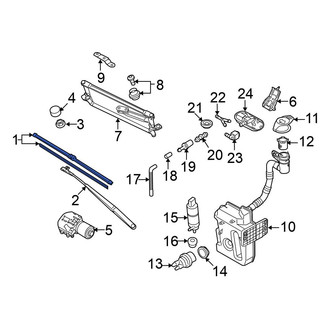 Volkswagen OE - Rear Wiper Blade