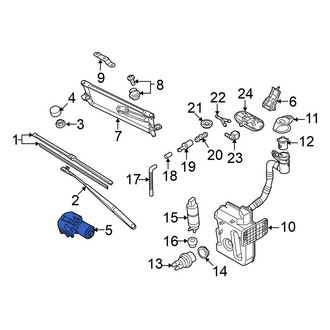 Volkswagen OE - Front Wiper Motor