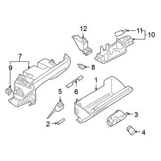 Volkswagen OE - Instrument Panel - Glove Box