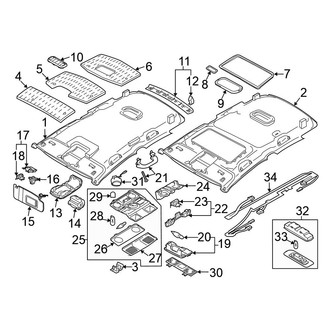 Volkswagen OE - Roof - Interior Trim