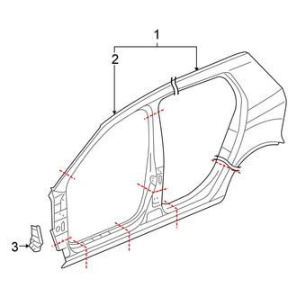 Volkswagen OE - Pillars, Rocker & Floor - Aperture Panel (4 Doors)