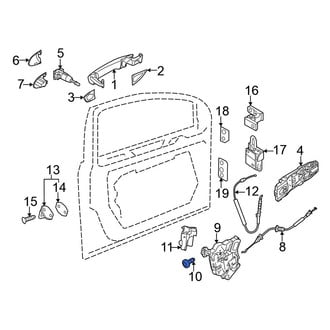 Volkswagen OE - Door Latch Screw