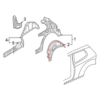 2010 Volkswagen Golf GTI OEM Quarter Panels & Parts — CARiD