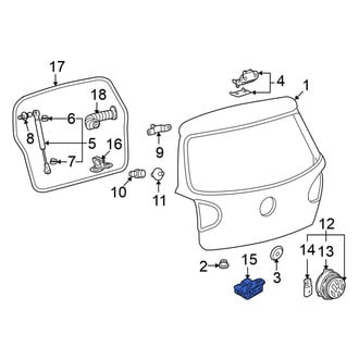 Volkswagen OE - Rear Liftgate Latch