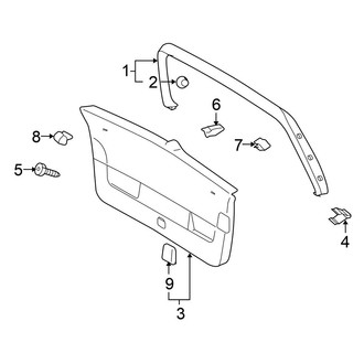 Volkswagen OE - Lift Gate - Interior Trim